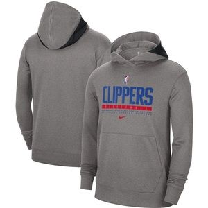 Nike LA Clippers Spotlight On Court Practice Performance Pullover Hoodie